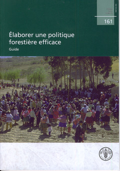Couverture de l’ouvrage Élaborer une politique forestière efficace.