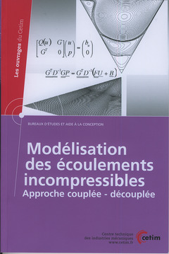 Couverture de l’ouvrage Modélisation des écoulements incompressibles (1D06)