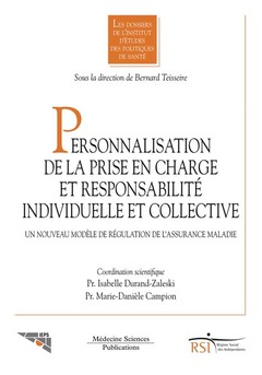 Cover of the book Personnalisation de la prise en charge et responsabilité individuelle et collective 