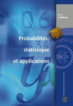 Couverture de l’ouvrage Probabilités, statistique et applications
