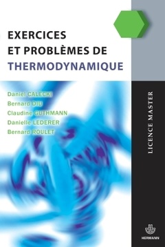 Couverture de l’ouvrage Exercices et problèmes de thermodynamique