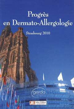 Couverture de l’ouvrage Progrès en dermato-allergologie - 2010 Strasbourg