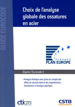 Cover of the book Choix de l'analyse globale des ossatures en acier