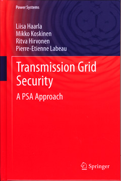 Cover of the book Transmission Grid Security