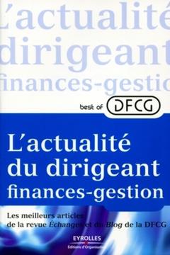 Cover of the book L'actualité du dirigeant finances-gestion