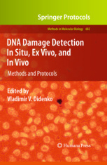 Couverture de l’ouvrage DNA damage detection in situ, ex vivo, and in vivo