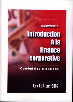 Couverture de l’ouvrage Introduction à la finance corporative