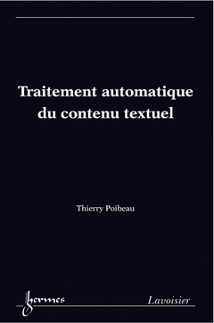 Cover of the book Traitement automatique du contenu textuel
