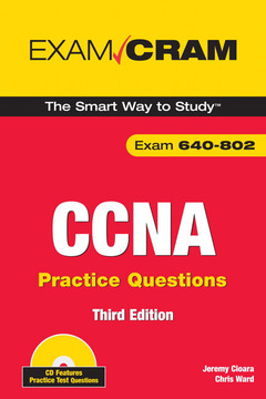 Cover of the book CCNA practice questions (exam 640-802) 3rd Ed. (with CD-ROM)