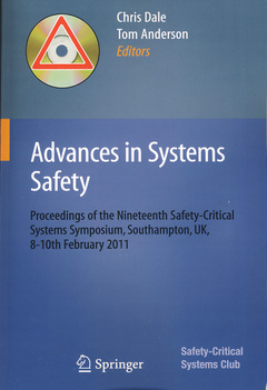 Couverture de l’ouvrage Advances in Systems Safety