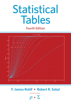 Cover of the book Statistical tables