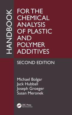 Couverture de l’ouvrage Handbook for the Chemical Analysis of Plastic and Polymer Additives