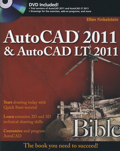 Couverture de l’ouvrage AutoCAD 2011 and autoCAD LT 2011 bible (with CD-ROM)