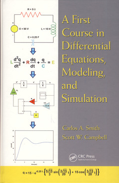 Cover of the book A first course in differential equations modeling and simulation