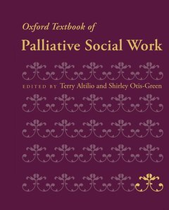 Couverture de l’ouvrage Oxford textbook of palliative social work