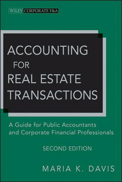 Couverture de l’ouvrage Accounting for Real Estate Transactions