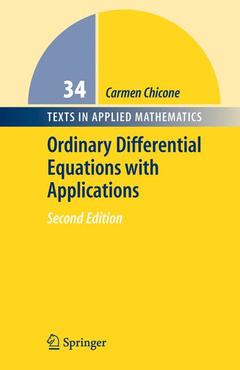 Couverture de l’ouvrage Ordinary Differential Equations with Applications