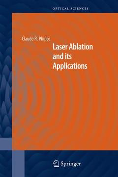 Couverture de l’ouvrage Laser Ablation and its Applications