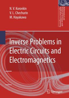 Couverture de l’ouvrage Inverse Problems in Electric Circuits and Electromagnetics