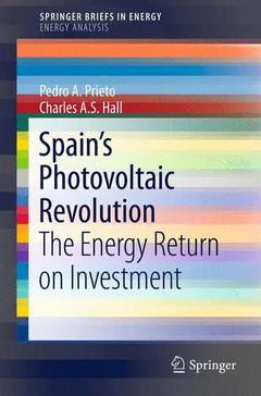 Couverture de l’ouvrage Spain’s Photovoltaic Revolution
