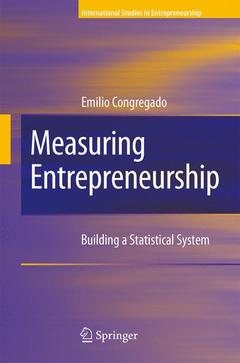 Couverture de l’ouvrage Measuring Entrepreneurship