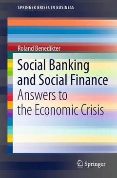Couverture de l’ouvrage Social Banking and Social Finance