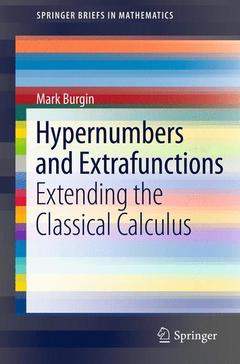 Cover of the book Hypernumbers and Extrafunctions
