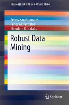 Couverture de l’ouvrage Robust Data Mining