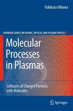 Couverture de l’ouvrage Molecular Processes in Plasmas