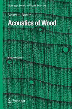 Couverture de l’ouvrage Acoustics of Wood