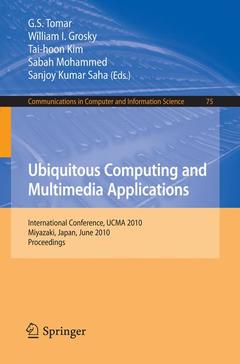 Couverture de l’ouvrage Ubiquitous Computing and Multimedia Applications
