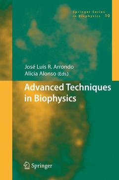 Couverture de l’ouvrage Advanced Techniques in Biophysics