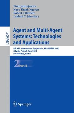 Cover of the book Agent and Multi-Agent Systems: Technologies and Applications