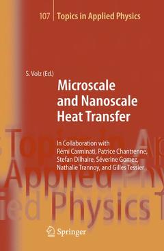 Cover of the book Microscale and Nanoscale Heat Transfer