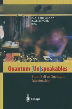 Cover of the book Quantum (Un)speakables