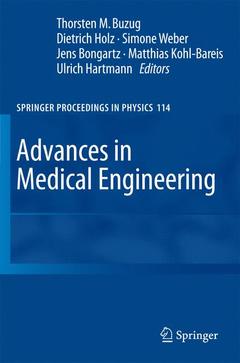 Couverture de l’ouvrage Advances in Medical Engineering