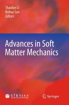 Couverture de l’ouvrage Advances in soft matter mechanics