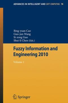 Couverture de l’ouvrage Fuzzy Information and Engineering 2010