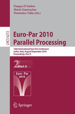 Couverture de l’ouvrage Euro-Par 2010 - Parallel Processing