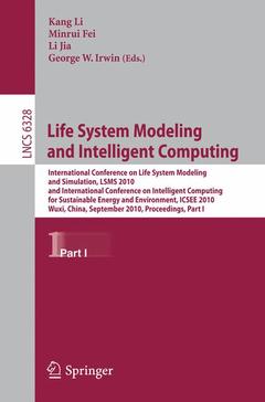 Couverture de l’ouvrage Life System Modeling and Intelligent Computing
