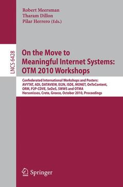 Couverture de l’ouvrage On the Move to Meaningful Internet Systems: OTM 2010