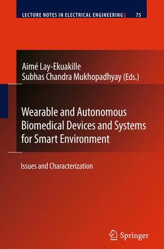 Couverture de l’ouvrage Wearable and Autonomous Biomedical Devices and Systems for Smart Environment