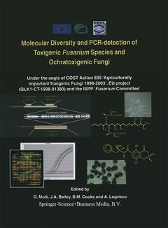 Couverture de l’ouvrage Molecular Diversity and PCR-detection of Toxigenic Fusarium Species and Ochratoxigenic Fungi