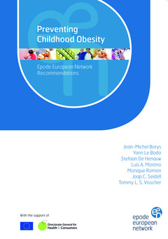 Cover of the book Preventing Childhood Obesity. EPODE European Network Recommendations