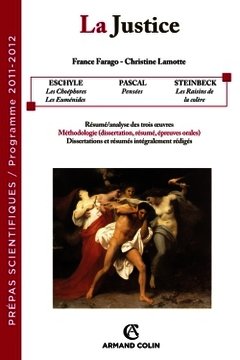 Cover of the book La Justice Prépas scientifiques / Programme 2011-2012
