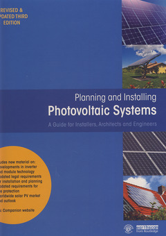 Couverture de l’ouvrage Planning and Installing Photovoltaic Systems