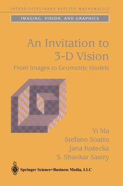 Couverture de l’ouvrage An Invitation to 3-D Vision