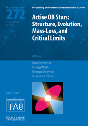 Cover of the book Active OB Stars (IAU S272)