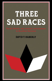 Couverture de l’ouvrage Three Sad Races