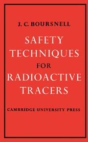 Cover of the book Safety Techniques for Radioactive Tracers